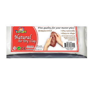 Kangaroo Natural Air Hardening Clay Terracotta 500g