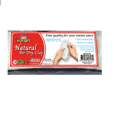 Kangaroo Natural Air Hardening Clay White 500g